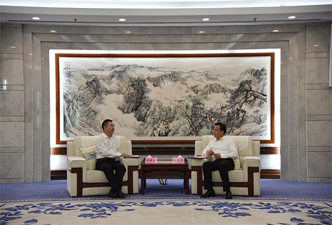 J9.COM集团董事长乔德卫拜会济南市当局辅导